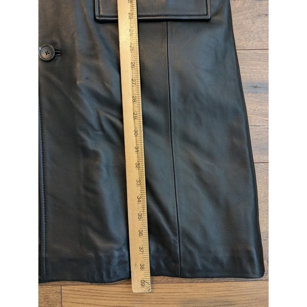 NWT‎ $NWT $449 Calvin Klein Mens Black Genuine Leather Jacket Thinsulate Lined L